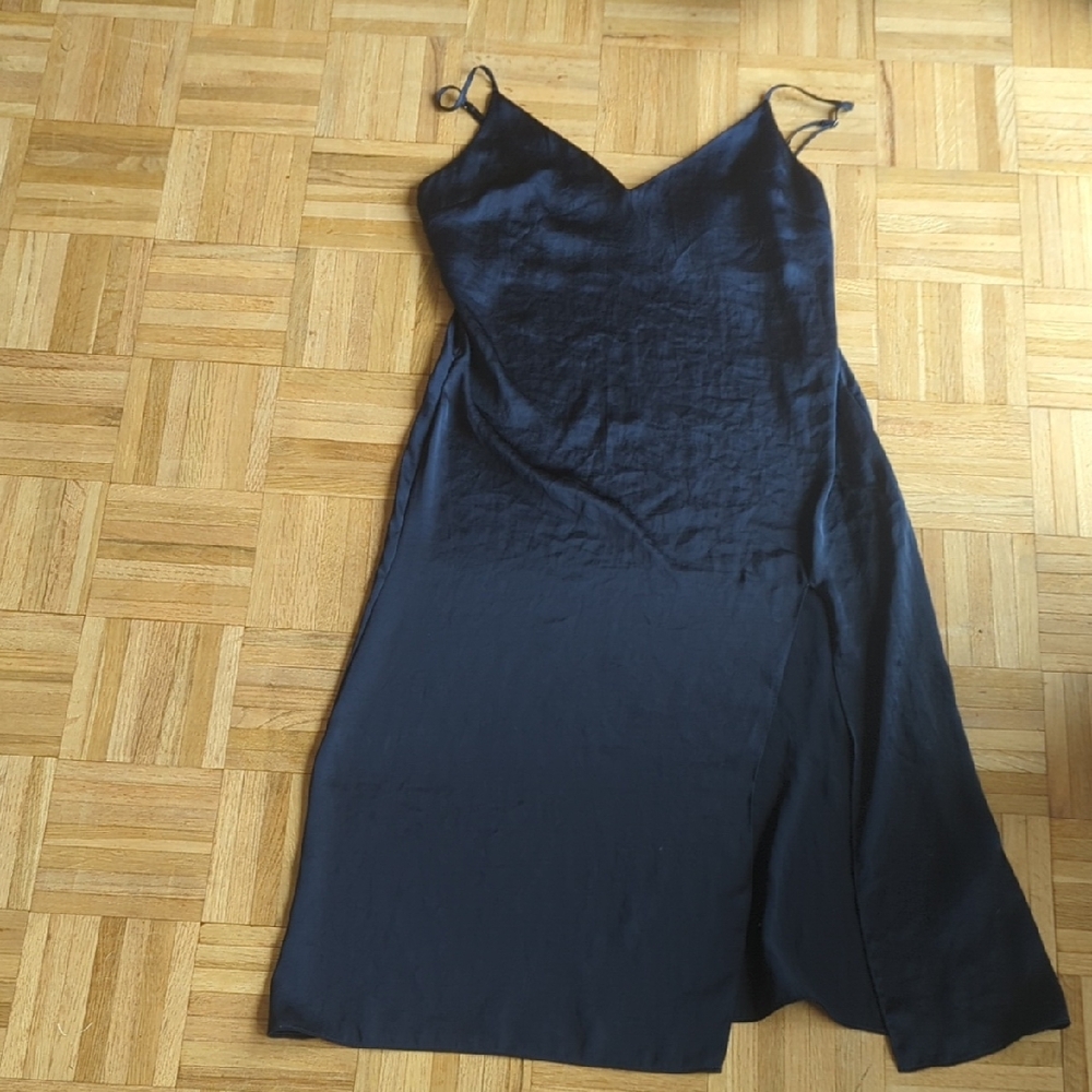 Wilfred Only Midnight Blue Slip Dress With Slit